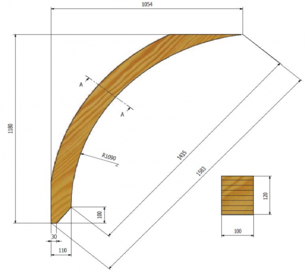 UK-100X120X1583MM-RW1090